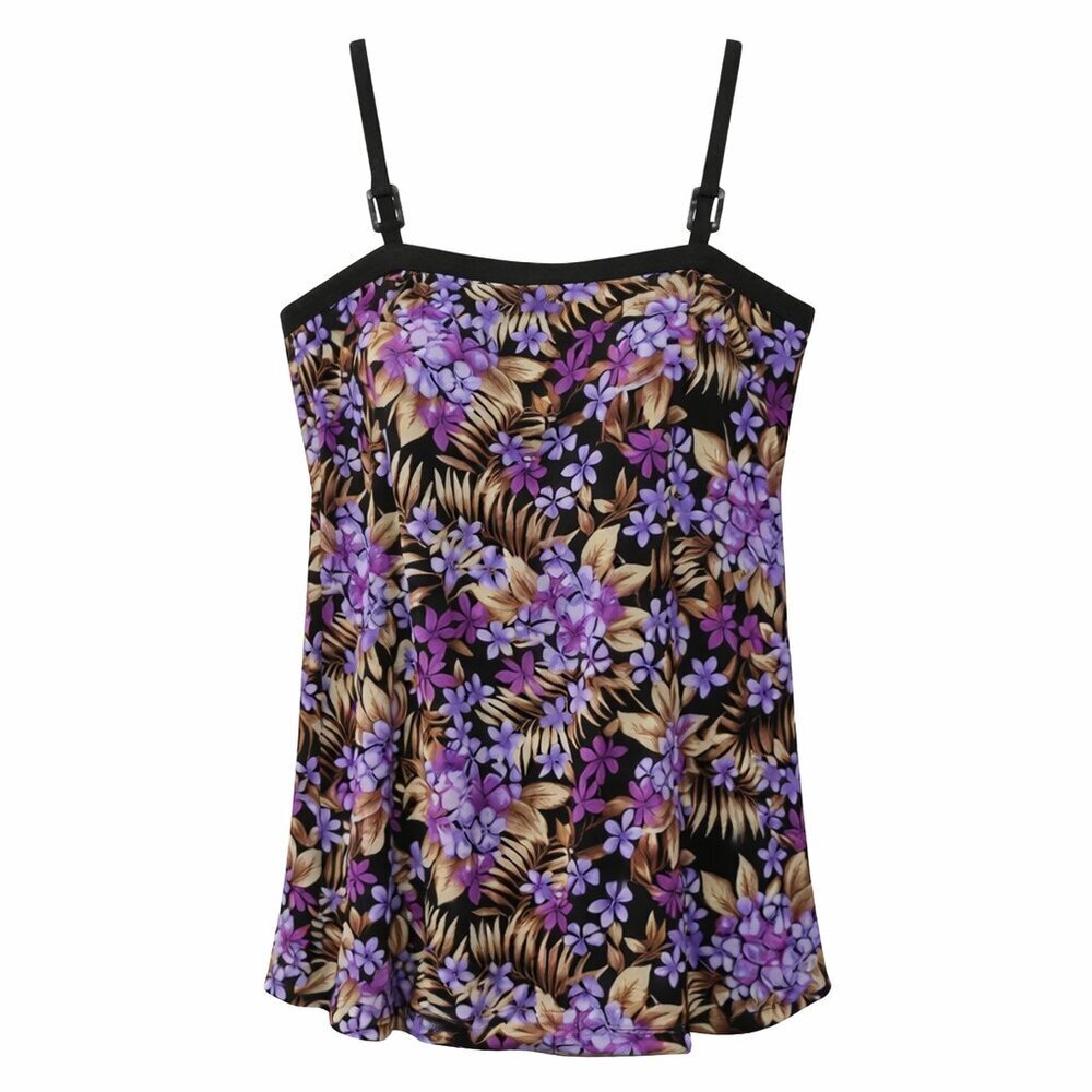 It FIGURES! Slender Thighs Floral Swim Dress 18W